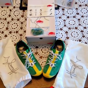 HUNZIKER British Racing Green, GREEN/YELLOW Men's size 9US / 42EUR Shoes